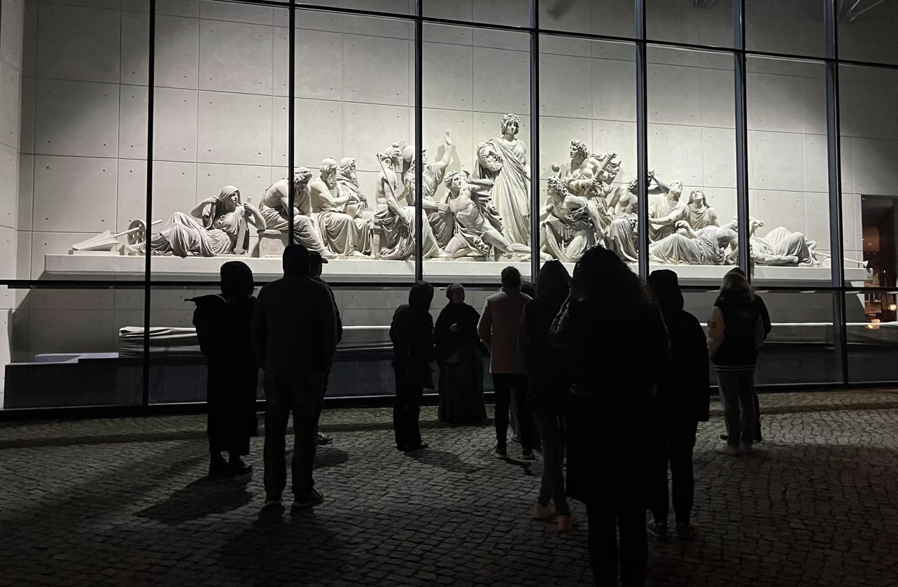 Rietschel Giebel am Abend Rietschel Giebel Bautzen